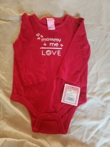 Target MOMMY +Me =LOVE Shirt 9M RED - Picture 1 of 7