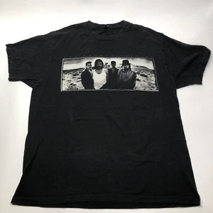 U2 The Joshua Tree Tour Europe 1987 25th Anniversary Dbl SIded XL Black T Shirt - Picture 1 of 7