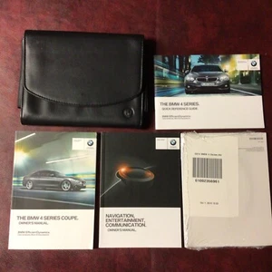 BMW Serie 4 428 435 2014 cupé completo manual del propietario libros navegación ref estuche guía - Imagen 1 de 8