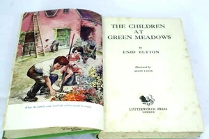 The Children At Green Meadows de Enid Blyton primera publicación 1954 vintage raro - Imagen 1 de 11