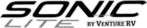 SONIC LITE RV LOGO Decal Graphic Camper Trailer Lettering 37" X 7" - Picture 1 of 1