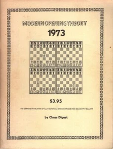 Modern Opening Theory 1973 - Chess - Imagen 1 de 1