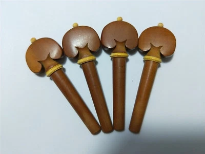 4 PCs Violin Pegs Jujube Pegs 4/4 Violin Parts - Image 1 of 4