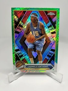 Carmelo Anthony Topps Chrome Green Refractor #27 - Bild 1 von 3