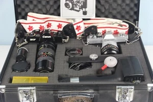 Canon EF Camera & Canon FTb 35mm Film Camera Bundle - Picture 1 of 20
