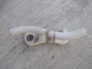 VINTAGE * Aluminiumguss S Curve Festmacher Dock Klampe ~ MARKIERT "FEND - OFF FLORIDA" - Bild 1 von 7