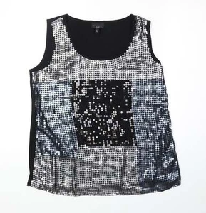 Antthony Womens Black Polyester Blend Tank Size L - Picture 1 of 12