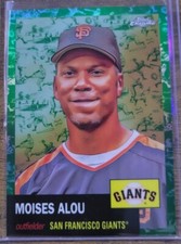2022 Topps Chrome Platinum Anniversary Moises Alou Green Wave #360 - 22/99