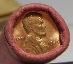 1946-P STGL PFENNIGROLLE 50 MÜNZEN - Bild 1 von 3