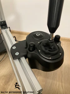 Logitech Driving Force Shifter Mount To Aluminum Constructive Profiles 4040 4080 - Picture 1 of 5