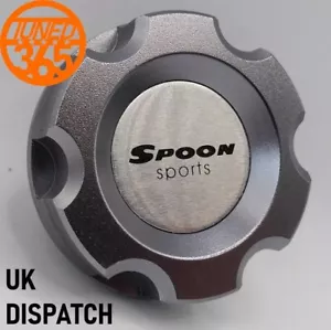 Spoon Sports Style Car Alloy Honda Engine Oil Filler Cap Cover K H B D Series UK - Picture 1 of 5