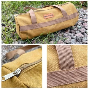 Multifunction Organizer Fitments Tool Tote Bag Roll up Tool Bag Canvas Tool Bag - Picture 1 of 10