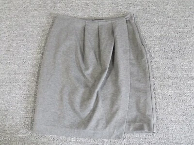 Falda Banana Republic para mujer 8 gris envolvente sintética informal elástica Foto 1 de 4