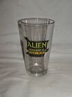 Alien Amber Wheat Stout Ale Beer Glass