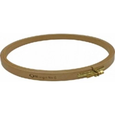 Nurge Wooden Hoops With A Screw, Rim Height 8mm, Diameter 220mm Hand Embroidery - Image 1 of 2