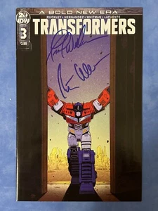 PETER CULLEN & FRANK WELKER SIGNED TRANSFORMERS #3 COMIC BOOK IDW JSA COA - Picture 1 of 2