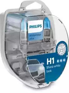 Philips WhiteVision Ultra H1 styling headlamp bulbs (Twin Pack) White Vision - Picture 1 of 2