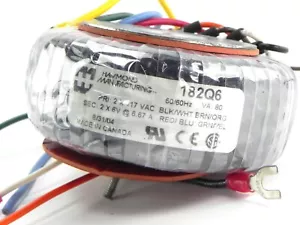 Hammond 182Q6 TRANSFORMER TOROIDAL POWER split pri115 /sec 6V 6A - Picture 1 of 2