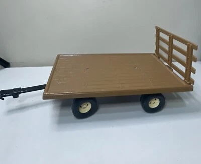 Remolque de fianza cuadrado marrón ERTL de colección modelo 4164 ruedas móviles Foto 1 de 4