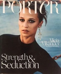 Porter Winter 2016 Ausgabe 17 Alicia Vikander Net a Porter Journal - Bild 1 von 6