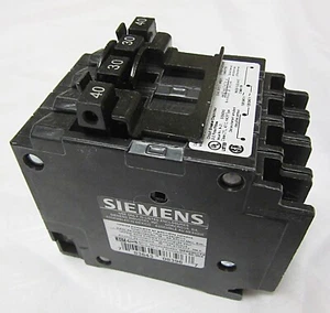 Siemens Interruttore Doppio Polo 40 Amp/30 Amp Doppio Polo Quad Q24030CT2 - Foto 1 di 8