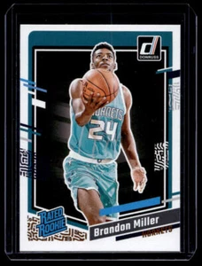 Novato Brandon Miller 2023-24 Donruss #226 QTY - Imagen 1 de 2