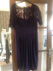 Kalico Purple Fitted Dress Size 14 With Lining From Smoke Free Home