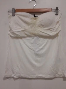 Morgan Label Top Tiny Sequins Size UK 12 Boob Tube Style Stretch New Tags - Picture 1 of 11