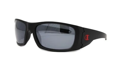 Champion Men's Sunglasses GRIT 01 Matte Black Polarized Lens 66mm NEW! - Image 1 of 3