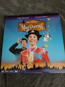 Disney’s Mary Poppins Laserdisc Limited Edition Widescreen 2LD Restored - Picture 1 of 7