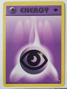 Psychic Energy 131/132 - LP - 1ST EDITION - Gym Heroes Pokemon Card - Picture 1 of 2