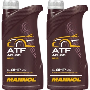 MANNOL Transmission Fluid ATF AG60 8213 Synthetic Gearboxes Automatic 1 Litre x2 - Picture 1 of 3
