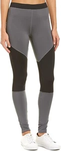 Hue Women's Moto Mesh Active Yoga Grey Black Zip Leggings X-SMALL 0-2 w26" - Picture 1 of 3