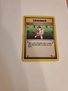 Recycle 61/62 - Fossil - Common Trainer - Pokemon - NM - Picture 1 of 2