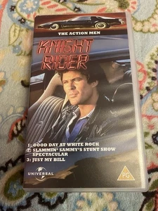 Knight Rider The Action Men VHS Video Good Day At White Rock Rare Fully Tested - Picture 1 of 4