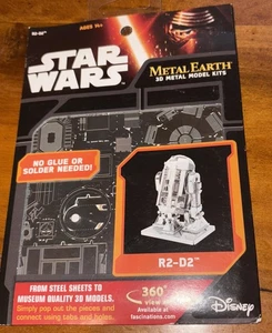 Star Wars Metal Earth 3D Metall Modellbausatz R2-D2. - Bild 1 von 2