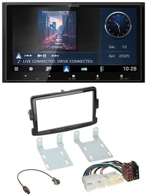 Kenwood Bluetooth 2DIN USB DAB MP3 Autoradio für Dacia Sandero Renault Traffic O - Bild 1 von 4