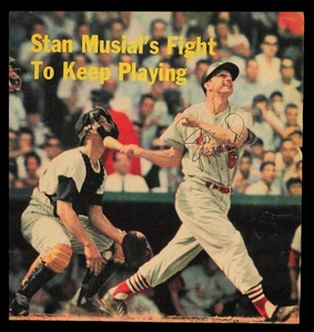 Stan Musial Signed 9x8.5 Magazine Page St. Louis Cardinals - Picture 1 of 2