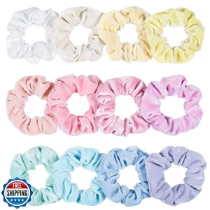 Bandas elásticas crujientes de terciopelo bobbles de pelo pastel de ballenas Boh - Imagen 1 de 5