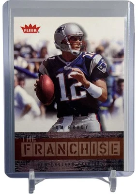 2006 Fleer Tom Brady The Franchise Patriots Card #TF-TB W/Top Loader - Image 1 of 4