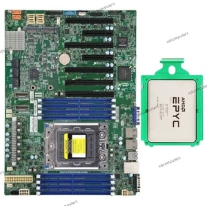 Carte mère serveur Supermicro H12SSL-i ATX + combos processeur processeur CPU AMD EPYC 7642 - Photo 1/3