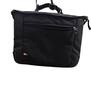 Case Logic Laptop Messenger Bag Adjustable Strap Black Commuter 13 in L 8 in H - Picture 1 of 16