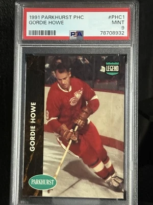 Parkhurst 1991 #PHC1 Legend Gordie Howe PSA 9 como nuevo Foto 1 de 2