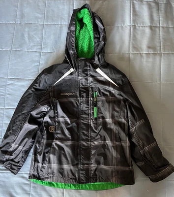 ZeroXposur Winter Full Zip Jacket Lined Sherpa Hooded Boys Youth Size 8 - Image 1 of 4