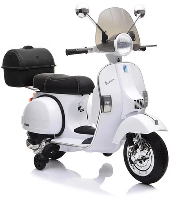 VESPA ELETTRICA PER BAMBINI PIAGGIO 12V BIANCA - Immagine 1 di 4