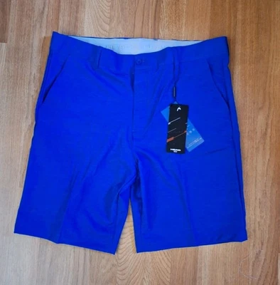 Head Lapis Blue Walking Golf Grip Waist Short Pants Shorts w/ Pockets Sz 36 New - Image 1 of 4
