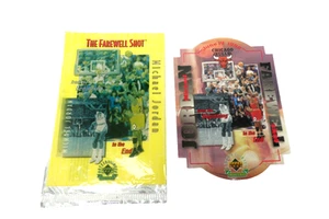 1999 Upper Deck Authenticated Michael Jordan Farewell Shot Red Basketball Card - Picture 1 of 12