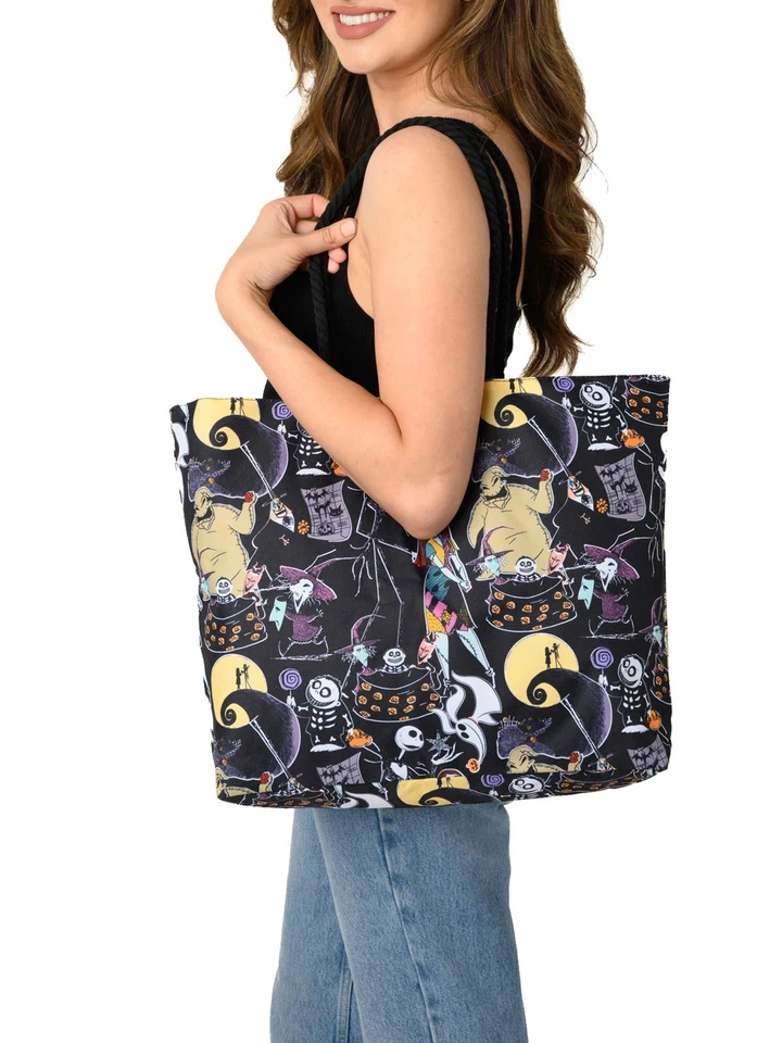 Disney Women's Jack Skellington Tote Bag Nightmare Before Christmas - Image 1 of 4