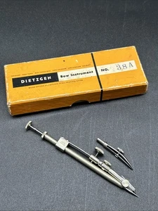 VTG Dietzgen Bow Instrument Drafting Engineering Germany No. 38A - Picture 1 of 24