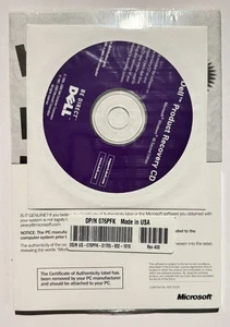 Microsoft Windows 98 SE Dell OEM Recovery CD w/ Manual DP/N 076PFK NEW SEALED - Picture 1 of 2